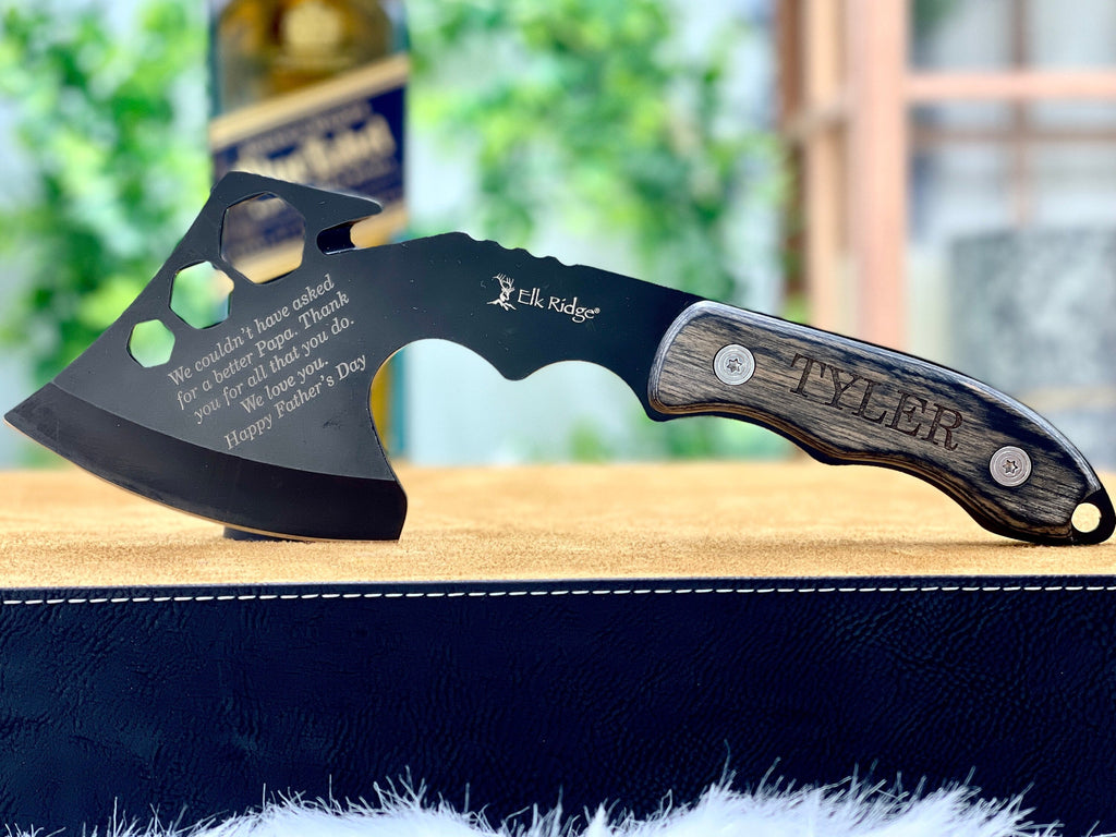 Engraved Gift for Dad Personalized Axe Engraved with Name and Personal Message