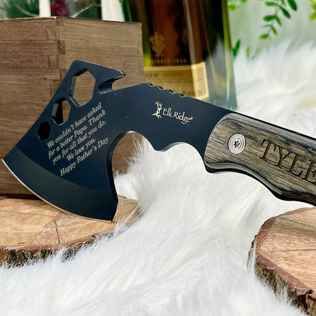 Engraved Gift for Dad Personalized Axe Engraved with Name and Personal Message