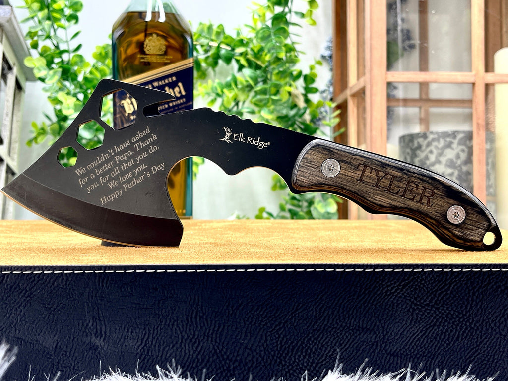 Engraved Gift for Dad Personalized Axe Engraved with Name and Personal Message