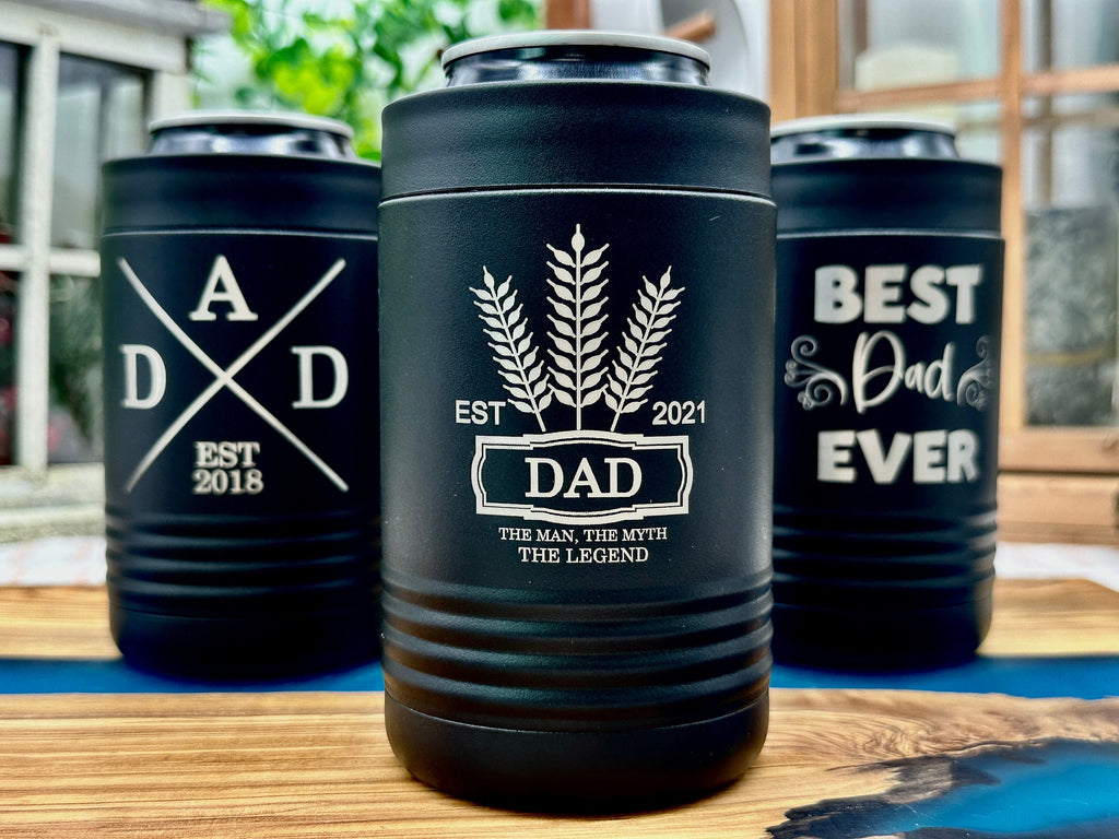 Engraved Birthday Gifts for Dad, Personalized Beer Can Cooler Gift for Dad, Birthday Cup for Dad, Money Clip Gift for Him, Gift from Son