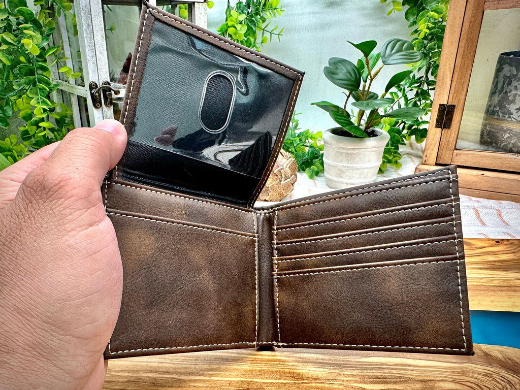 Personalized WALLET Gift Ideas for Men and Groomsmen Gifts for Wedding Party