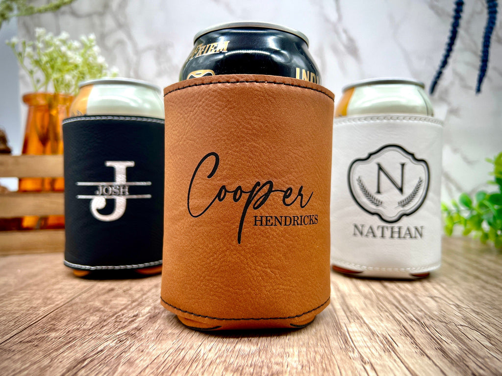 Personalized Gifts for Men, Engraved Gift for Dad, Christmas Gift for Him, Boyfriend Gift, Husband Gift, Birthday Gifts, Beer Can Coolers